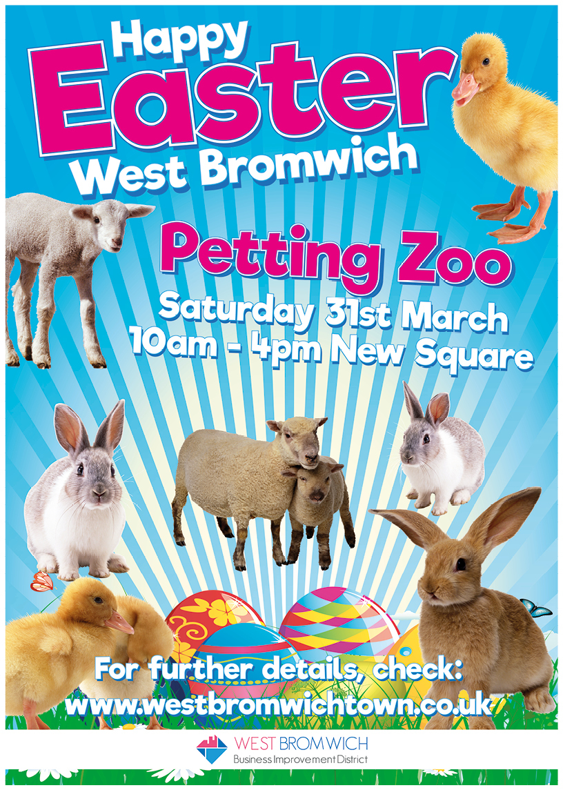 Easter Petting Zoo in West Bromwich on 31st March 2018